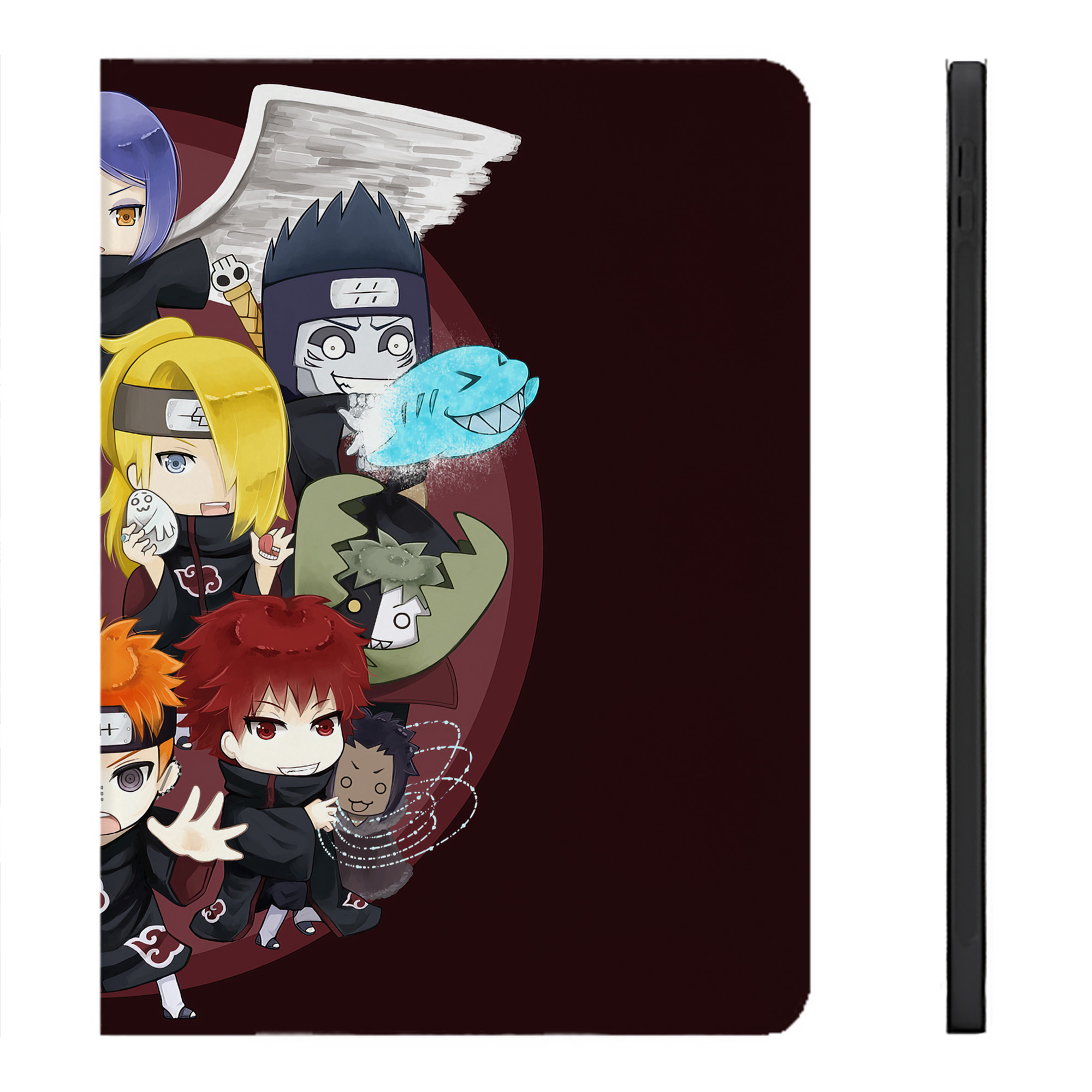 （画像用） NARUTO -ナルト- NARUTO -ナルト- 疾風伝 IPadケース ペンホルダー付き ブックスタイルデザイン